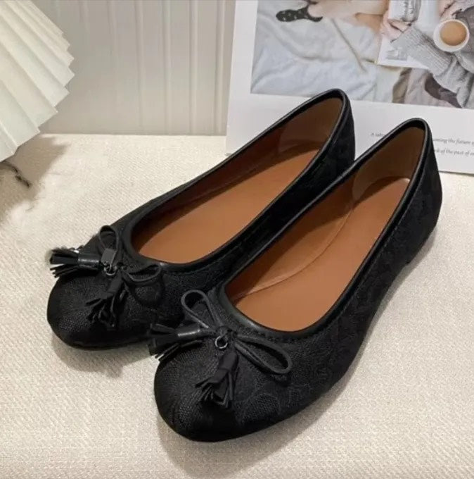 Coach Benni Signature Jacquard Ballet Flats