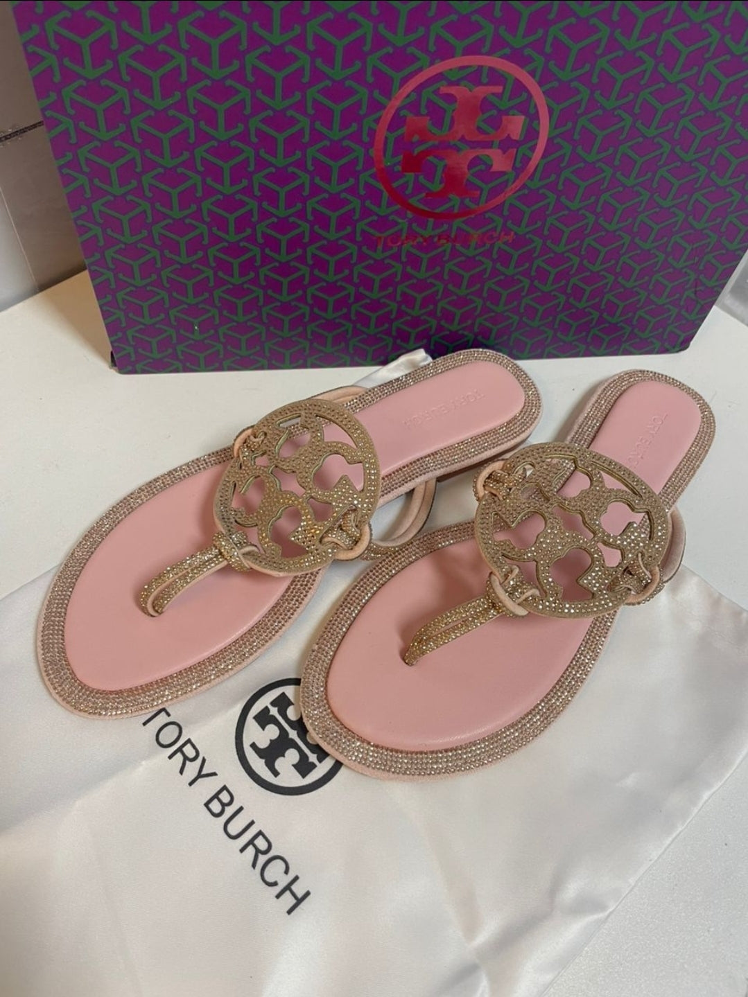 Glitter Thong Tory Burch Sandals