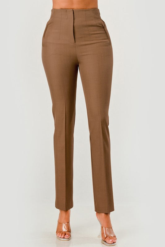 High Waist Long Pants