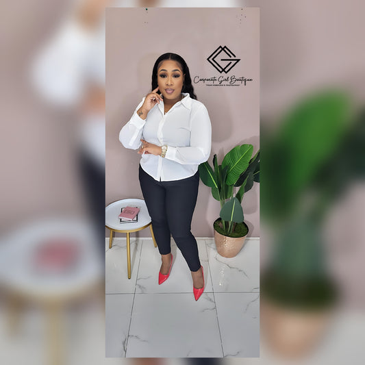 Collared Chiffon Blouse