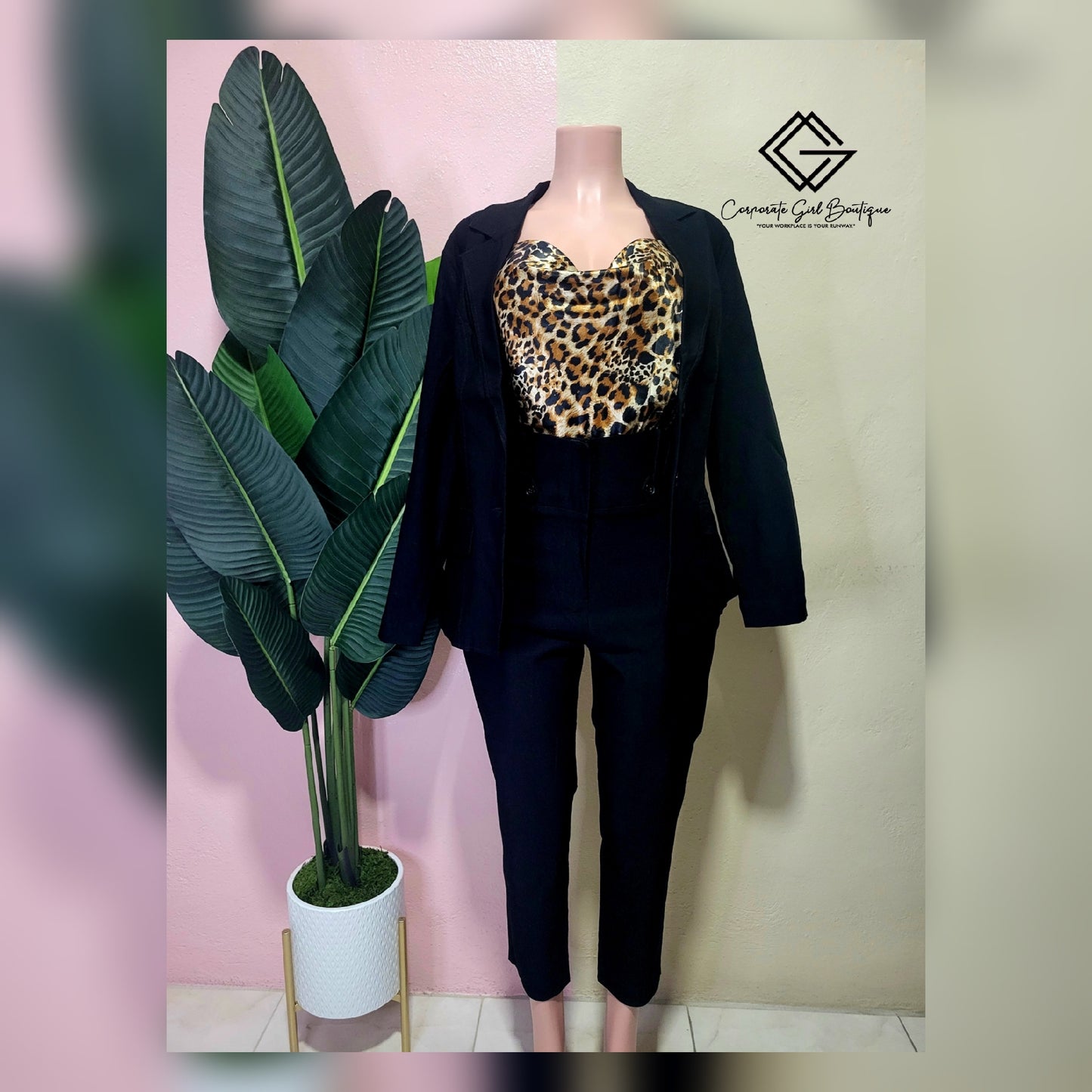 Office Baddie Suit- Plus Size