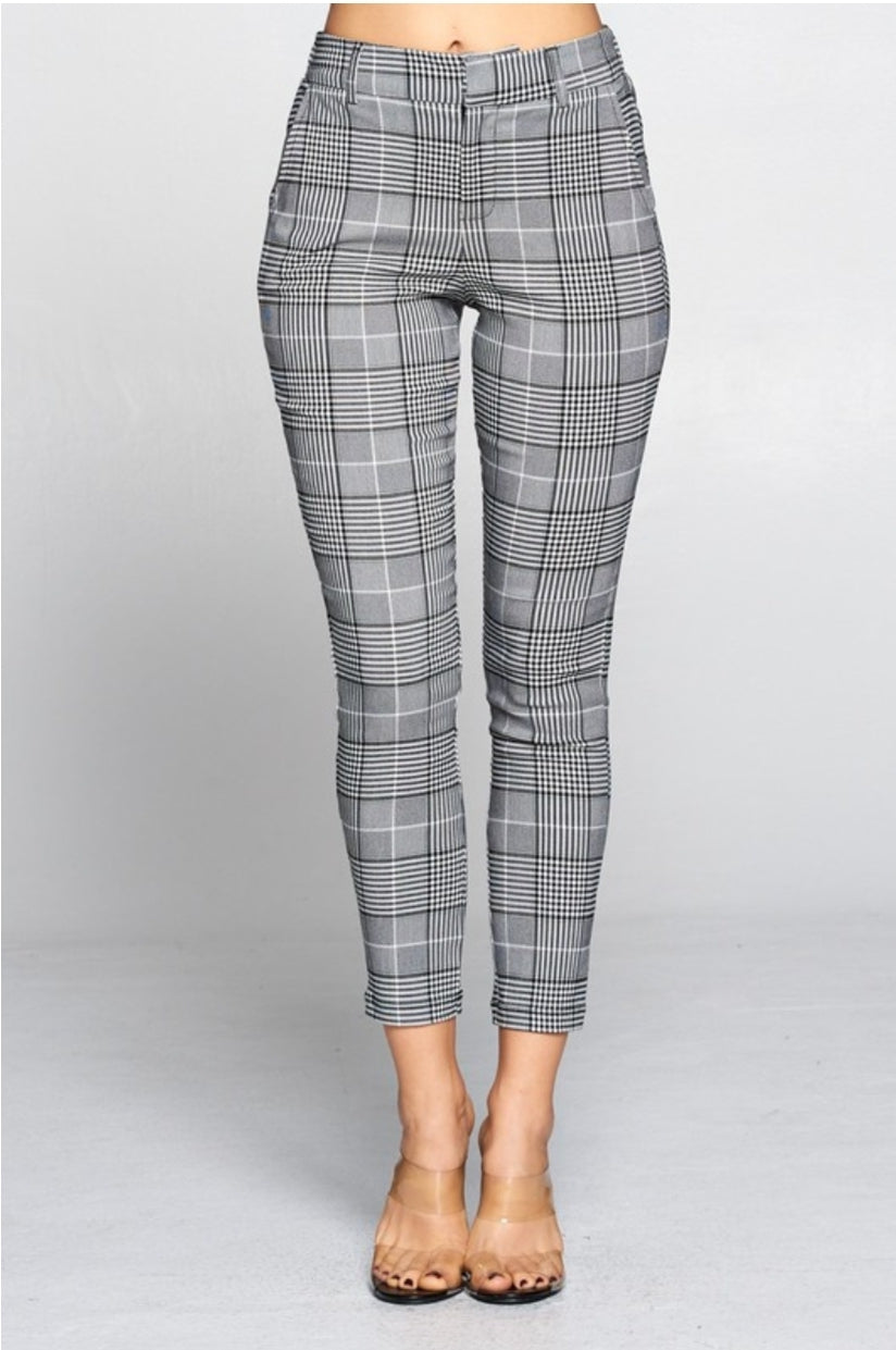 Traditional Plaid Pants