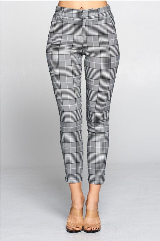 Traditional Plaid Pants