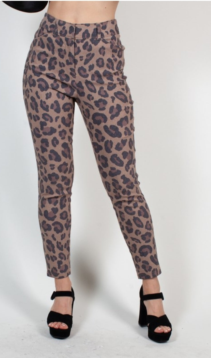 All Year Around Leopard Print Pants